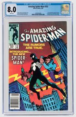 "AMAZING SPIDER-MAN" #252 MAY 1984 CGC 8.0 VF (FIRST BLACK COSTUME).