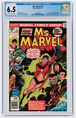 "MS. MARVEL" #1 JANUARY 1977 CGC 6.5 FINE+ (FIRST CAROL DANVERS AS MS. MARVEL).