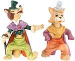 GIDEON & FOULFELLOW FROM "PINOCCHIO" GOEBEL FIGURINE PAIR.