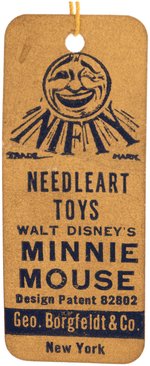 MINNIE MOUSE RARE NEEDLEART DOLL WITH TAG.