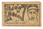 "JOE DiMAGGIO IN TWO BALLS AND A BAT! HE BATS A THOUSAND!" 8-PAGER.