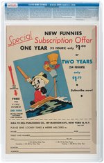 "NEW FUNNIES" #101 JULY 1945 CGC 9.2 NM- (FILE COPY).