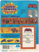 "SUPER POWERS" BATMAN FIGURE ON CARD.