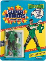 "SUPER POWERS" GREEN LANTERN FIGURE ON CARD.