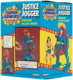 "SUPER POWERS" RED TORNADO, FIRESTORM,WONDER WOMAN ACTION FIGURE TRIO & JUSTICE JOGGER.