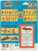 "SUPER POWERS" RED TORNADO, FIRESTORM,WONDER WOMAN ACTION FIGURE TRIO & JUSTICE JOGGER.