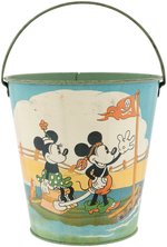 MICKEY & MINNIE MOUSE PIRATE SAND PAIL.