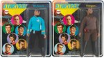 “STAR TREK” MEGO FIGURE TRIO ON CARDS.