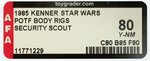 "STAR WARS: POWER OF THE FORCE - SECURITY SCOUT" BODY RIGS AFA 80 Y-NM.