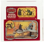 "STAR WARS MICRO COLLECTION" BESPIN ACTION PLAYSET AFA PAIR.