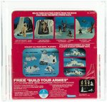 "STAR WARS MICRO COLLECTION" HOTH ACTION PLAYSET AFA PAIR.