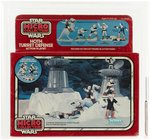 "STAR WARS MICRO COLLECTION" HOTH ACTION PLAYSET AFA PAIR.