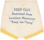 WWII REMEMBER PEARL HARBOR SCARCE AND RARE BUTTONS PLUS RPH PANTIES FROM LOUISIANA.