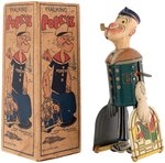 "WALKING POPEYE" MARX WIND-UP WITH SCARCE BOX.