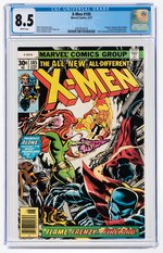 "X-MEN" #105 JUNE 1977 CGC 8.5 VF+.