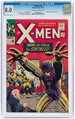 "X-MEN" #14 NOVEMBER 1965 CGC 8.0 VF (FIRST SENTINELS).