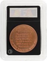 "STAR WARS: POWER OF THE FORCE" PROTOTYPE COIN - LANDO CALRISSIAN (GENERAL PILOT) BRONZE AFA 80 NM.