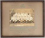 RARE "POPPY" GEORGE H. W. BUSH ANDOVER PHILLIPS ACADEMY 1942 BASEBALL TEAM PHOTO.