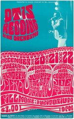 BILL GRAHAM CONCERT POSTER BG-43 FEATURING OTIS REDDING & GRATEFUL DEAD.