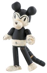 MICKEY MOUSE SMALL ARTICULATED WOOD FIGURE.
