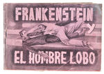 FRANKENSTEIN MEETS THE WOLF MAN RARE & COMPLETE SPANISH CARD ALBUM.