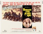 "PLANET OF THE APES" FILM SERIES HALF-SHEET MOVIE POSTER LOT.