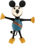 "MICKEY MOUSE" WOODEN JOINTED BALANCING FIGURE (BLUE COLOR VARIETY).