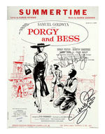 "PORGY AND BESS" CAST-SIGNED SHEET MUSIC.