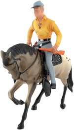 "THE REBEL" JOHNNY YUMA/NICK ADAMS FULL SIZE HARTLAND FIGURE & HORSE.