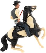 "THE TEXAN" BILL LONGLEY/RORY CALHOUN HARTLAND FIGURE & HORSE WITH TAG.