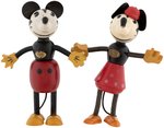 "MICKEY/MINNIE MOUSE" MEDIUM SIZE FUN-E-FLEX FIGURES (PAINTED RED COLOR VARIETY).