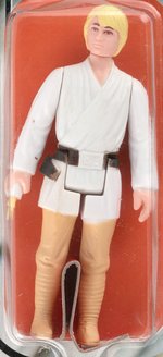 "STAR WARS - LUKE SKYWALKER" 12 BACK-A AFA 80 NM (DOUBLE-TELESCOPING - SKU ON FOOTER).