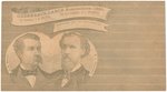 RARE WEAVER/CHAMBERS "GREENBACK LABOR NOMINATIONS 1880" JUGATE ENVELOPE.