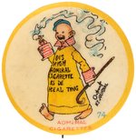 NATIONAL CIGARETTE 1896 LETTER INTRODUCES HIGH ADMIRAL'S YELLOW KID BUTTON "GREATEST FAD OF ALL".