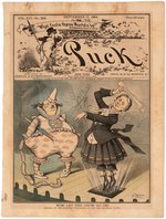 BELVA LOCKWOOD & BEN BUTLER CARTOON, ANNA HOWARD SHAW BOOK PLATE & VICTORIA WOODHULL CDV.