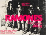 RAMONES "ROCKET TO RUSSIA" 1977 MANCHESTER APOLLO THEATER CONCERT POSTER.