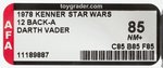 "STAR WARS - DARTH VADER" 12 BACK-A AFA 85 NM+.