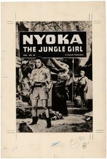 "NYOKA THE JUNGLE GIRL" #46 COMIC BOOK PHOTO COVER PRODUCTION LOT.