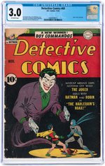 "DETECTIVE COMICS" #69 NOVEMBER 1942 CGC 3.0 GOOD/VG.