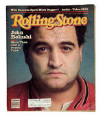 JOHN BELUSHI SIGNED "ROLLING STONE" MAGAZINE.