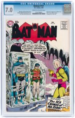 "BATMAN" #121 FEBRUARY 1959 CGC 7.0 FINE/VF (FIRST MR. ZERO/MR. FREEZE).