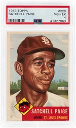 1953 TOPPS SATCHELL PAIGE #220 PSA VG-EX 4.