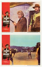 "A FISTFUL OF DOLLARS" LOBBY CARD SET.