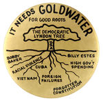 CLASSIC GOLDWATER ANTI-LBJ "LYNDON TREE."