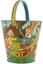 "SNOW WHITE AND THE SEVEN DWARFS" SAND PAIL (SIZE VARIETY).