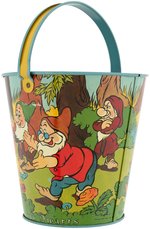 "SNOW WHITE AND THE SEVEN DWARFS" SAND PAIL (SIZE VARIETY).