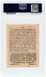 1914 CRACKER JACK WALTER BLAIR #126 PSA VG 3.