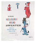 "THE ORIGINAL HUCKLEBERRY HOUND SWEATER."