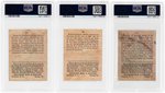 1914 CRACKER JACK LOT OF 13 PSA GRADED AUTHENTIC TO PR 1.