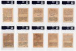 1914 CRACKER JACK LOT OF 13 PSA GRADED AUTHENTIC TO PR 1.